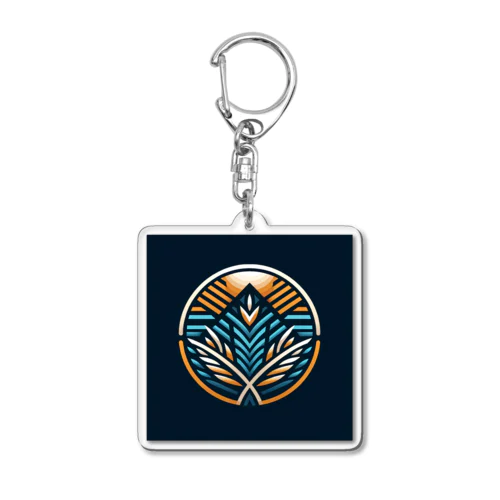 モダンでミニマリストなデザイン Acrylic Key Chain