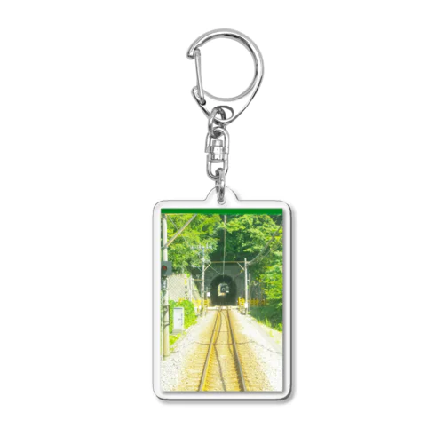 単線探検 Acrylic Key Chain