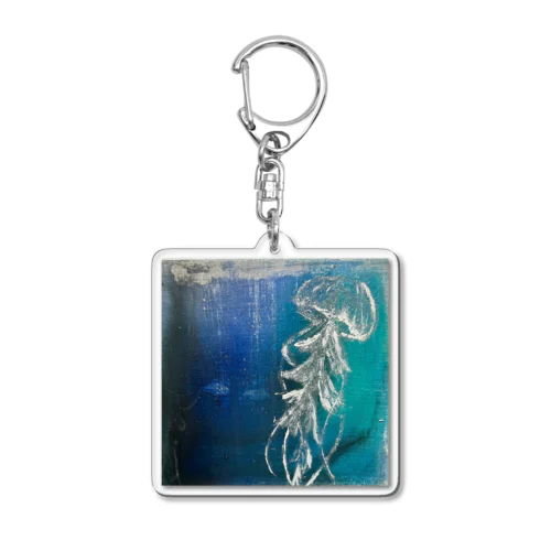 孤独なクラゲ Acrylic Key Chain