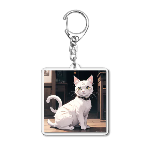 癒しの猫 Acrylic Key Chain