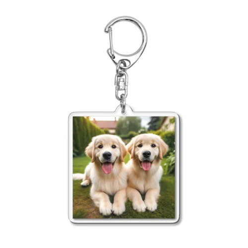 可愛い犬 Acrylic Key Chain