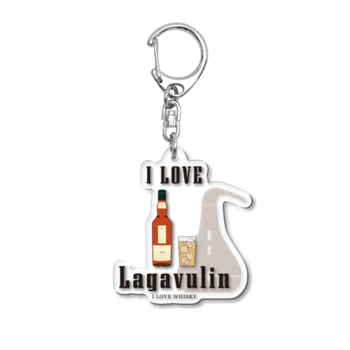 I LOVE WHISKEY-05 Acrylic Key Chain