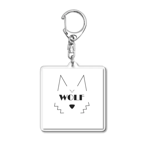 ラフウルフ Acrylic Key Chain