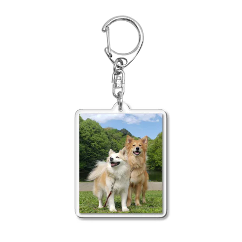 ぼんぼんチャロとあまったれレイのオチャメな関係！ Acrylic Key Chain