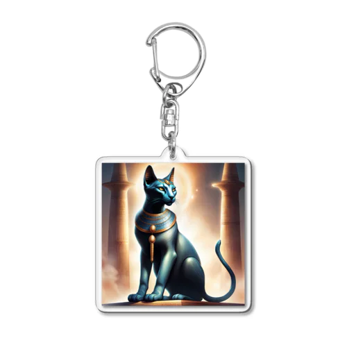 DKデザイン　バステト神様 Acrylic Key Chain