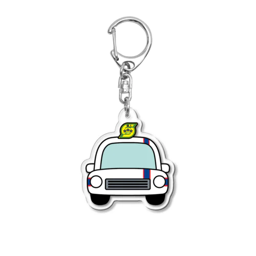 でんでん虫マークの個人タクシーアクリルキーホルダー Acrylic Key Chain