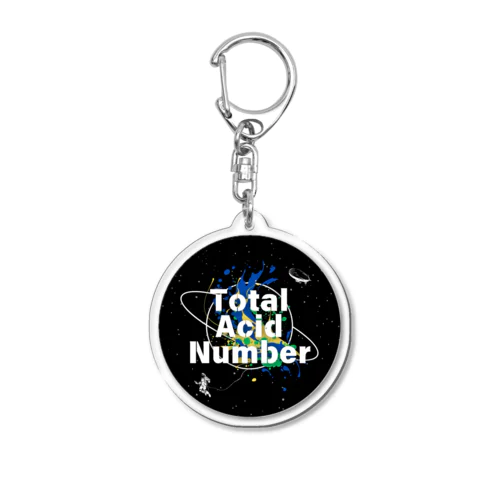 Total Acid Number （black logo） Acrylic Key Chain