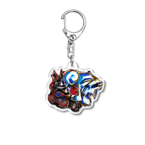 SKK.HALKI.graffiti Acrylic Key Chain