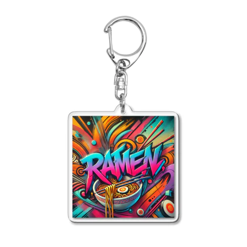 Graffiti Ramen Acrylic Key Chain