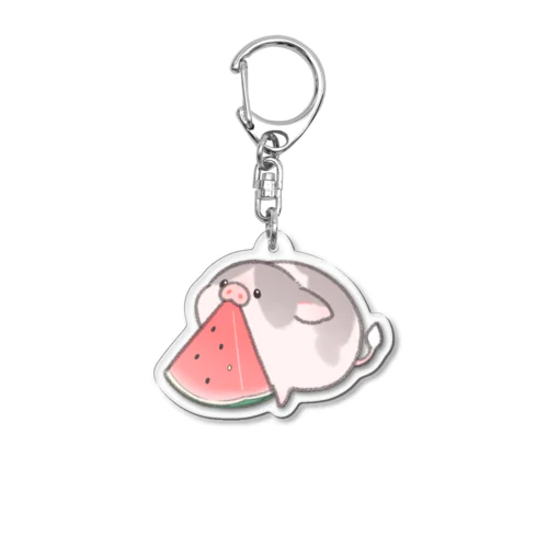 夏たまちゃん スイカ Acrylic Key Chain