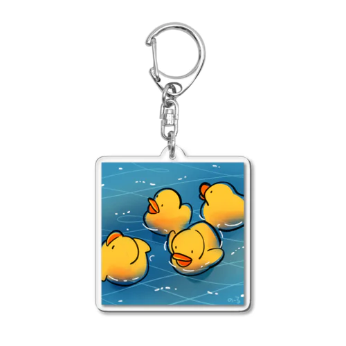 ぷかぷかアヒルちゃん Acrylic Key Chain
