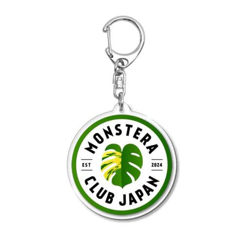 Monstera Club Japan ロゴグッズ Acrylic Key Chain