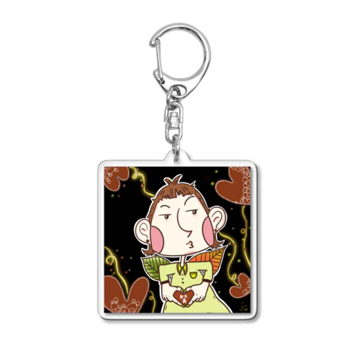 スマイル Acrylic Key Chain