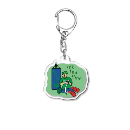 抹茶アクキー Acrylic Key Chain