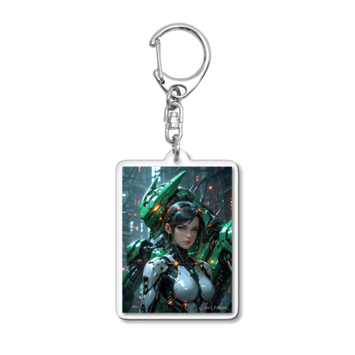 サイバーメカクロニクル「深緑の共鳴者」 Acrylic Key Chain