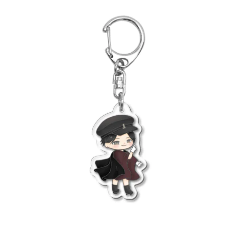 (アクキー用)和装・男の子①セピア Acrylic Key Chain