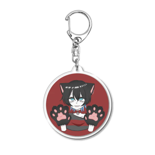 黒猫ちゃん(ｶﾗｰ) Acrylic Key Chain
