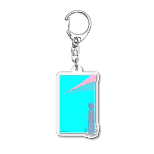 夢遊する飛行機雲 Acrylic Key Chain