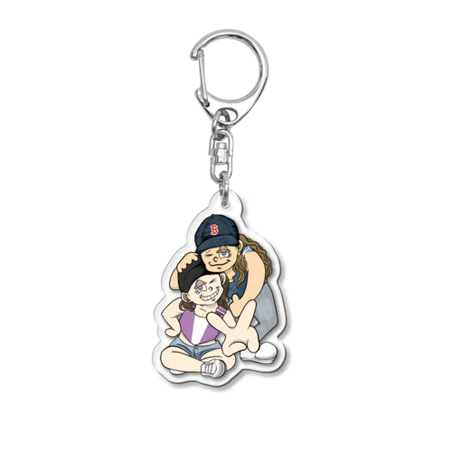 すみれ Acrylic Key Chain