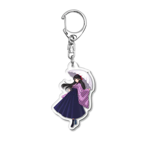 宮間めさの (大正 袴) Acrylic Key Chain