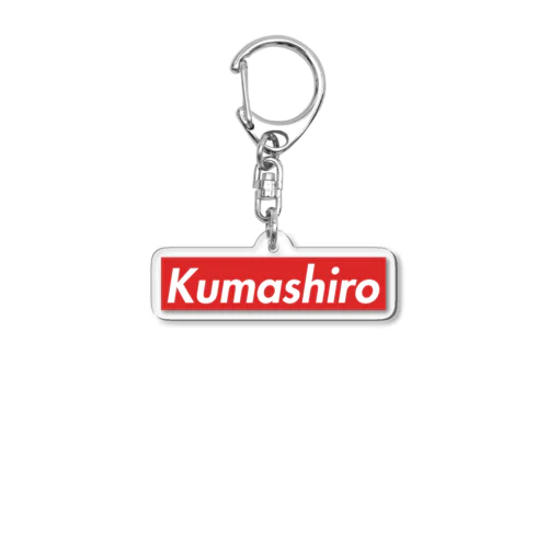 ブランド風クマシロゴ Acrylic Key Chain