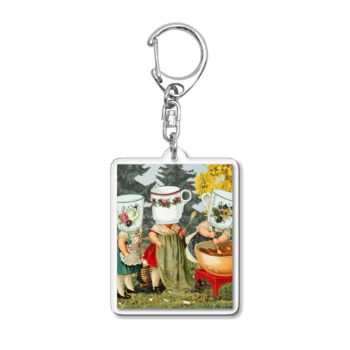 ヴィンテージカップ Acrylic Key Chain