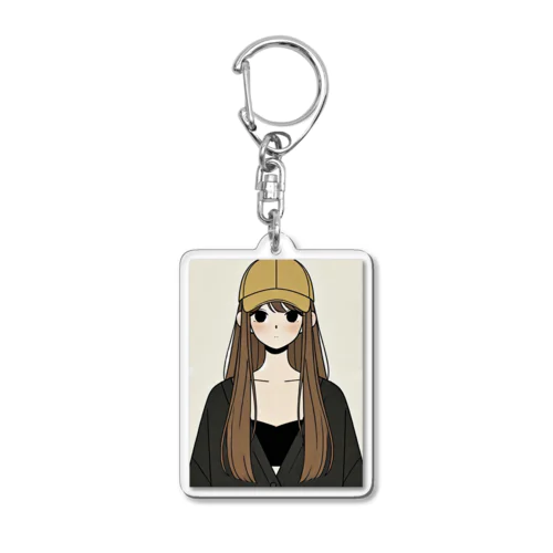 YELLOW Acrylic Key Chain