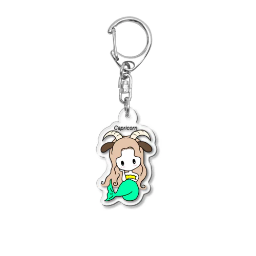 山羊座　Capricorn Acrylic Key Chain