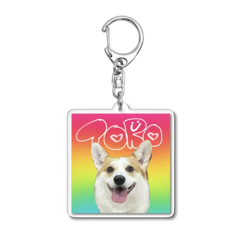 TORO nijiiro Acrylic Key Chain