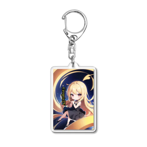 クロッキーTV　オリジナルキャラ　ルナ　 Acrylic Key Chain