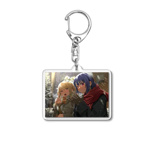 winter Acrylic Key Chain