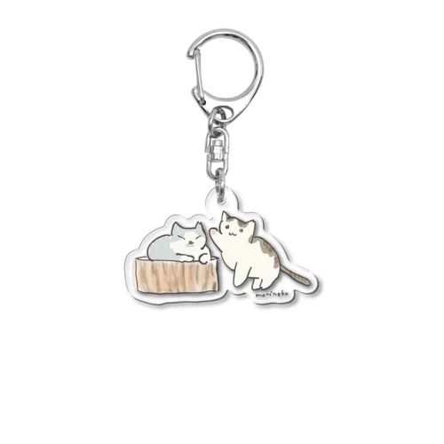 さざなみくん&乃々ちゃん Acrylic Key Chain