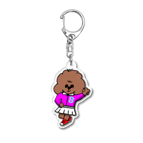 6姉妹のトイプードル　サニーちゃん Acrylic Key Chain