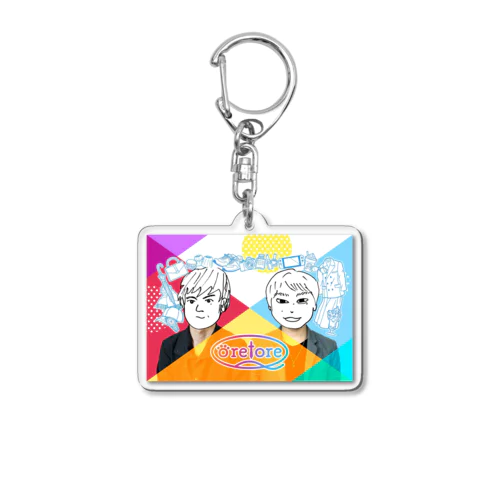【オレトレ】自画像アクリルキーホルダー Acrylic Key Chain