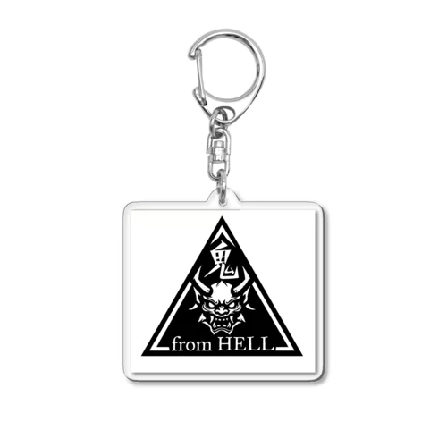 鬼 from HELL ロゴグッズ Acrylic Key Chain