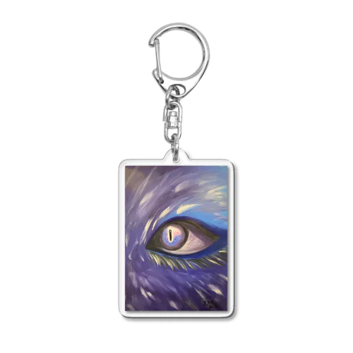 ディープブルー ドラゴンズアイ Acrylic Key Chain