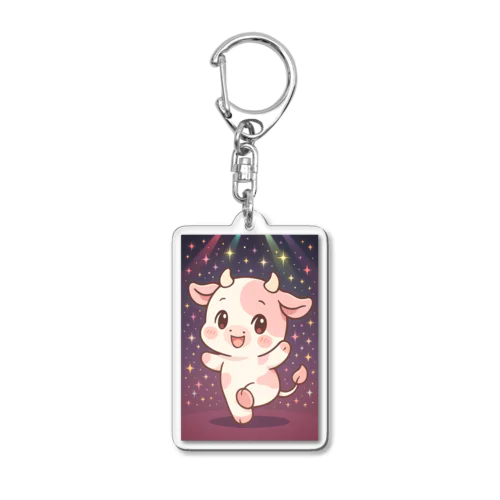 キラキラぽちみるくちゃん Acrylic Key Chain