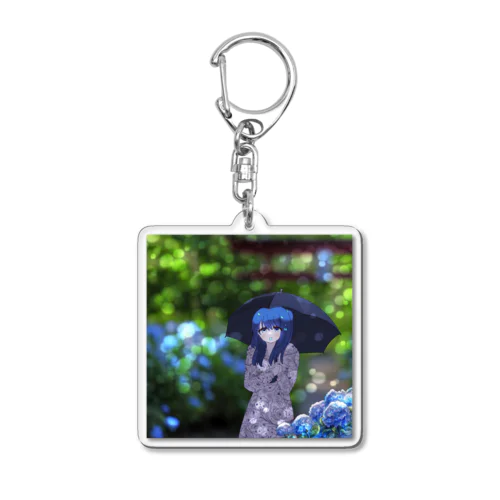 紫陽花ちゃん Acrylic Key Chain