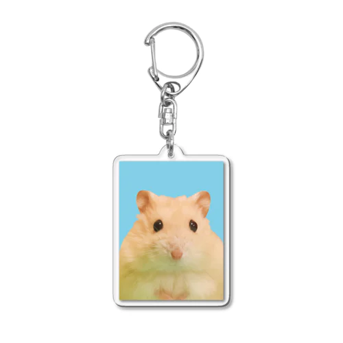 ハムスターの証明写真 Acrylic Key Chain