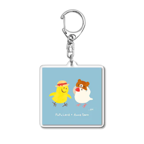 限定コラボ商品　PuPuLand×Anne Sano Acrylic Key Chain