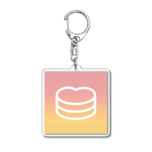 マネハピ部カラーロゴアイテム Acrylic Key Chain