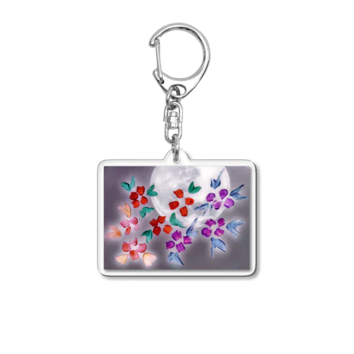 月夜 Acrylic Key Chain