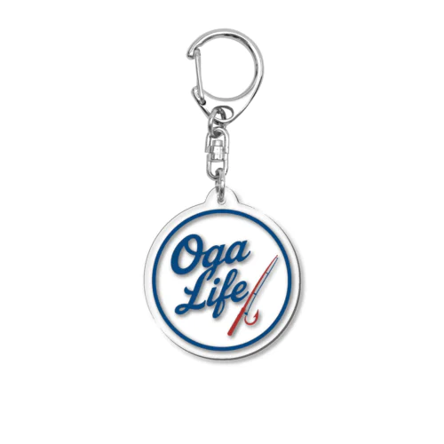 おがライフロゴ Acrylic Key Chain