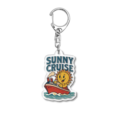 Sunny cruise Acrylic Key Chain