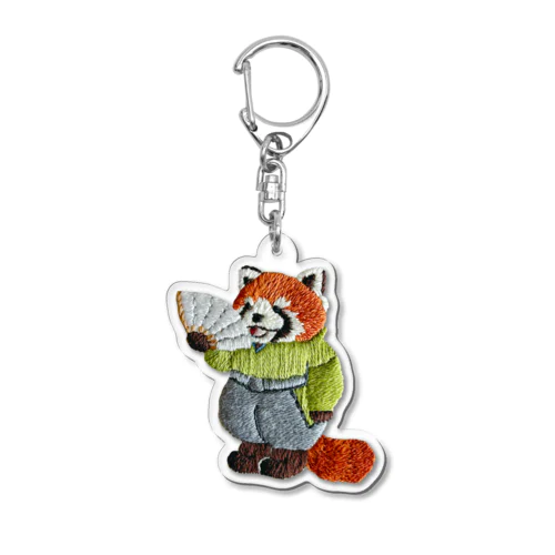 動物大相撲シリーズ・呼出れさ助 Acrylic Key Chain