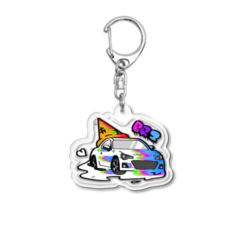 アイスクリーム車 Acrylic Key Chain