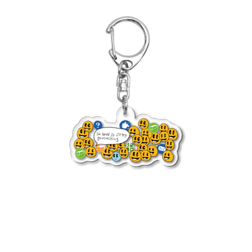 閑だからジオキャッシングしようかなcolor Acrylic Key Chain
