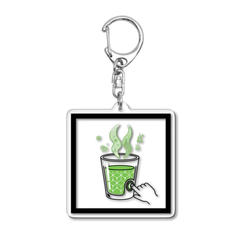 温度を自在に操る魔法のコップ - サーマル・グリッド - Acrylic Key Chain