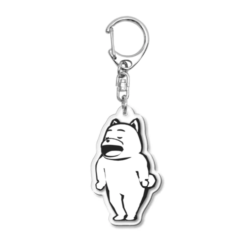 むかしストリート -桃男-（犬B） Acrylic Key Chain