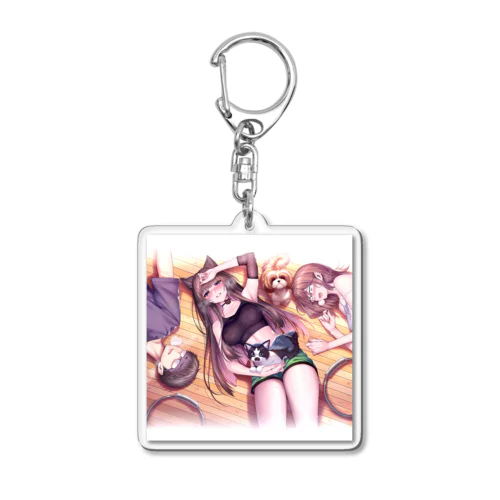 花ピロpPe Acrylic Key Chain